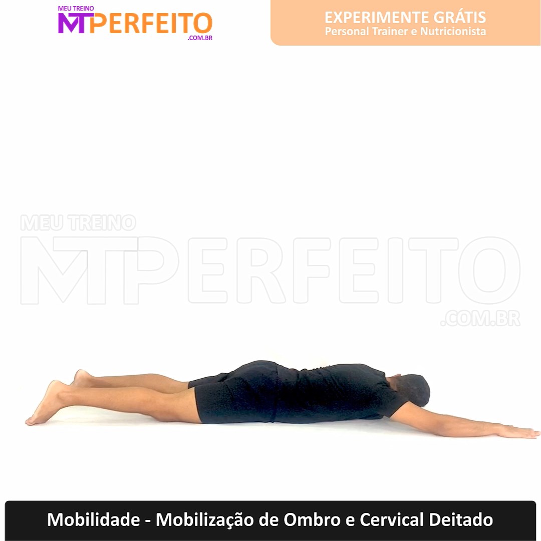 Mobilidade – Mobilização de Ombro e Cervical Deitado