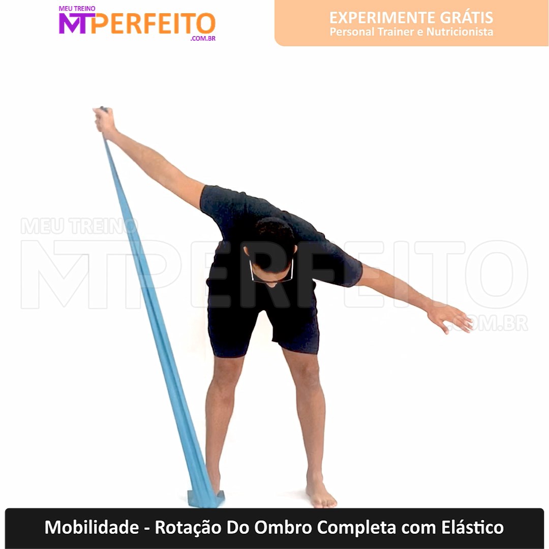 Mobilidade – Rotação Do Ombro Completa com Elástico