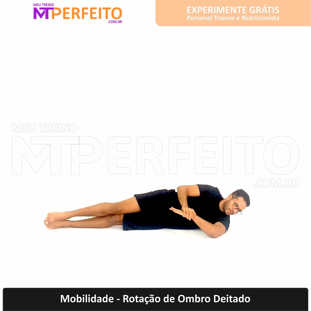 Mobilidade – Rotação de Ombro Deitado