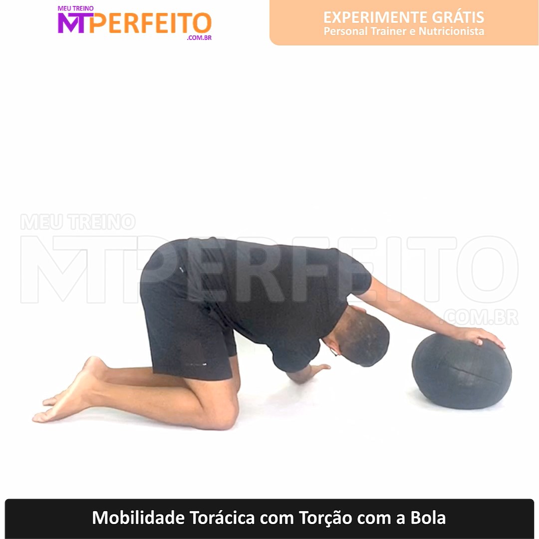 Mobilidade Torácica com Torção com a Bola