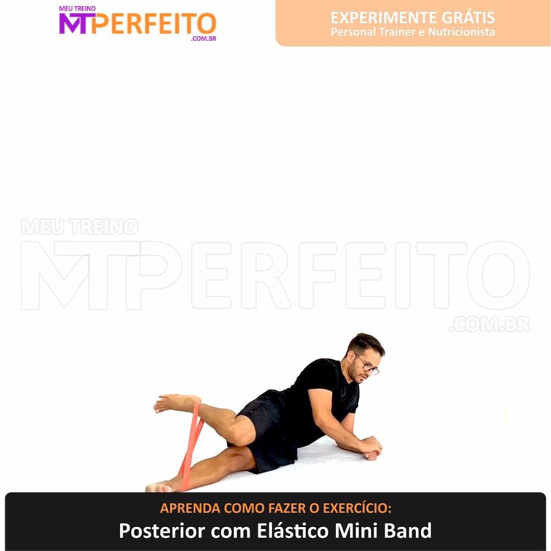 Posterior com Elástico Mini Band