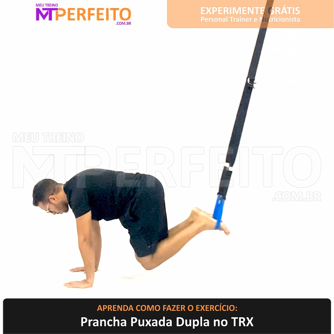 Prancha Puxada Dupla no TRX