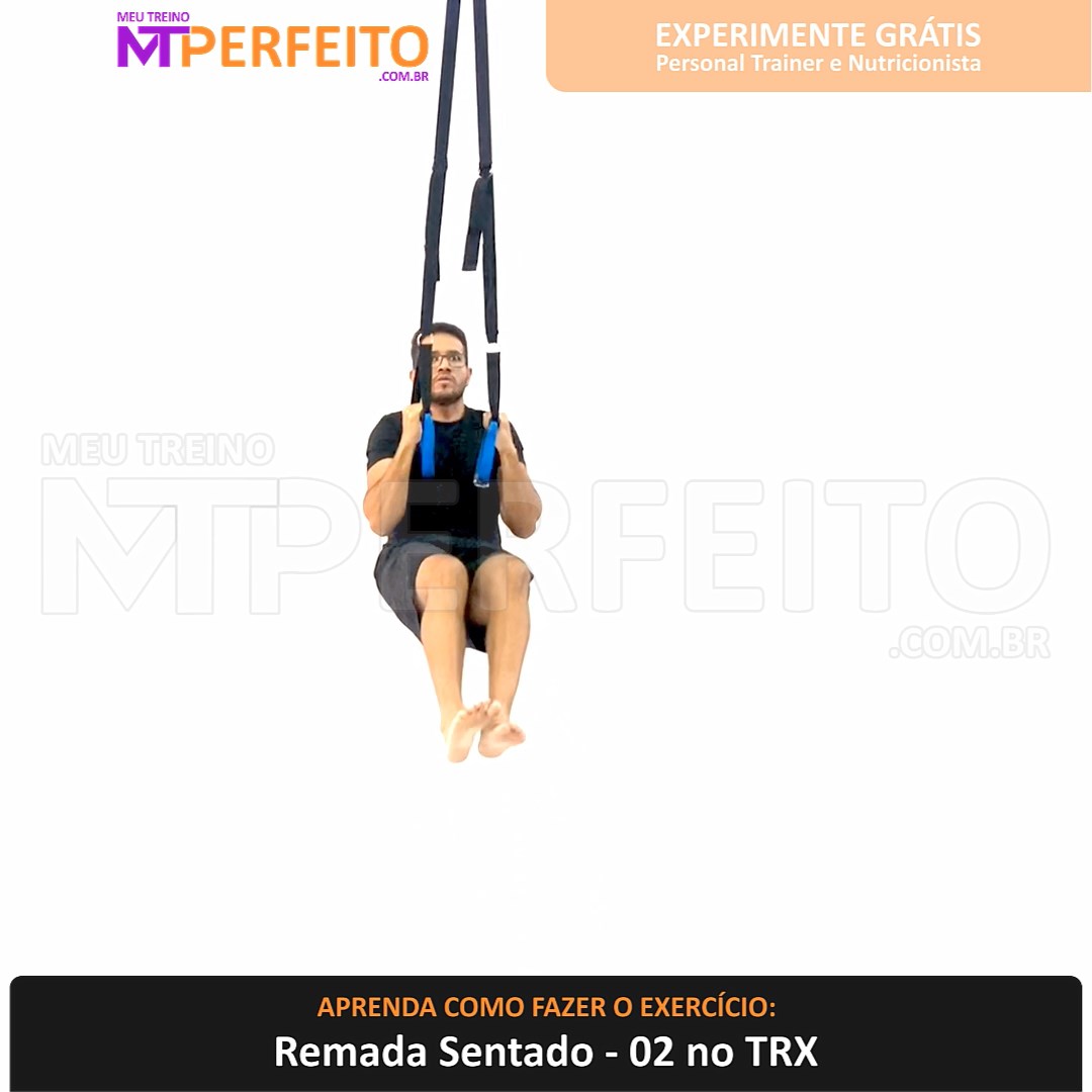 Remada Sentado – 02 no TRX