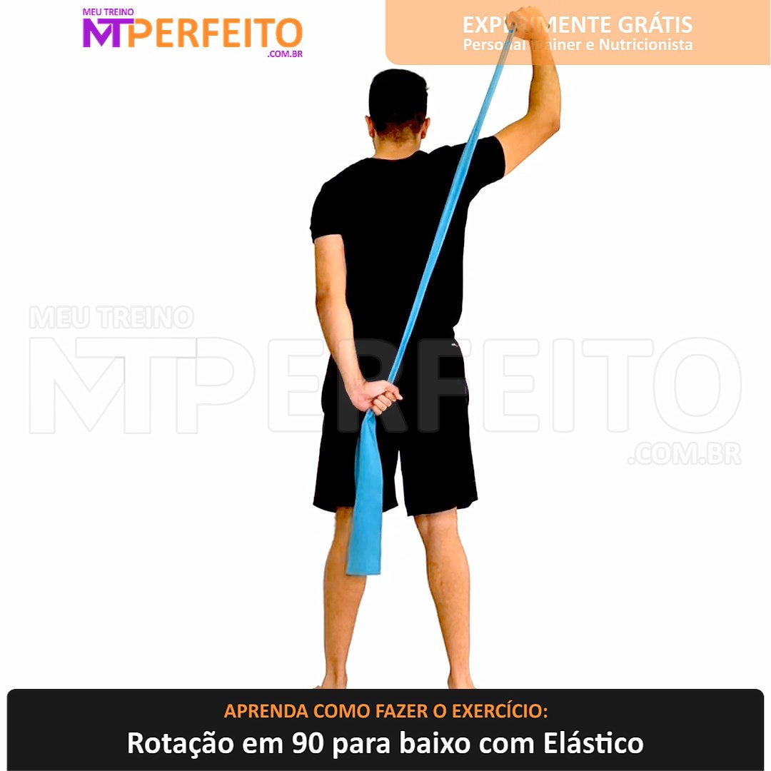 Rotação em 90 para baixo com Elástico