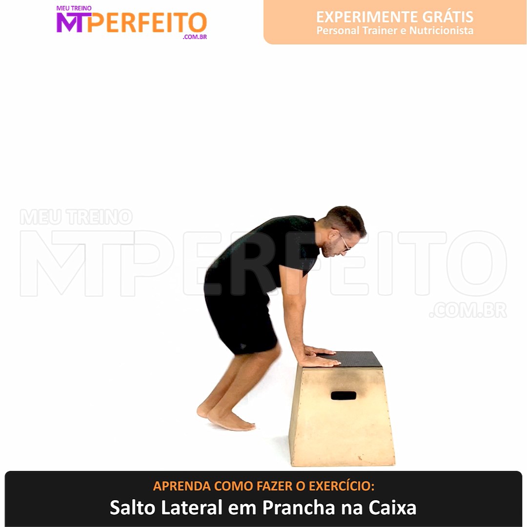 Salto Lateral em Prancha na Caixa