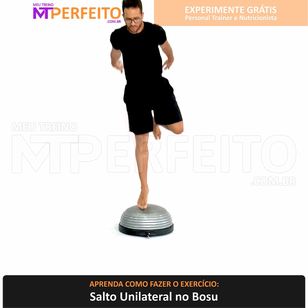 Salto Unilateral no Bosu