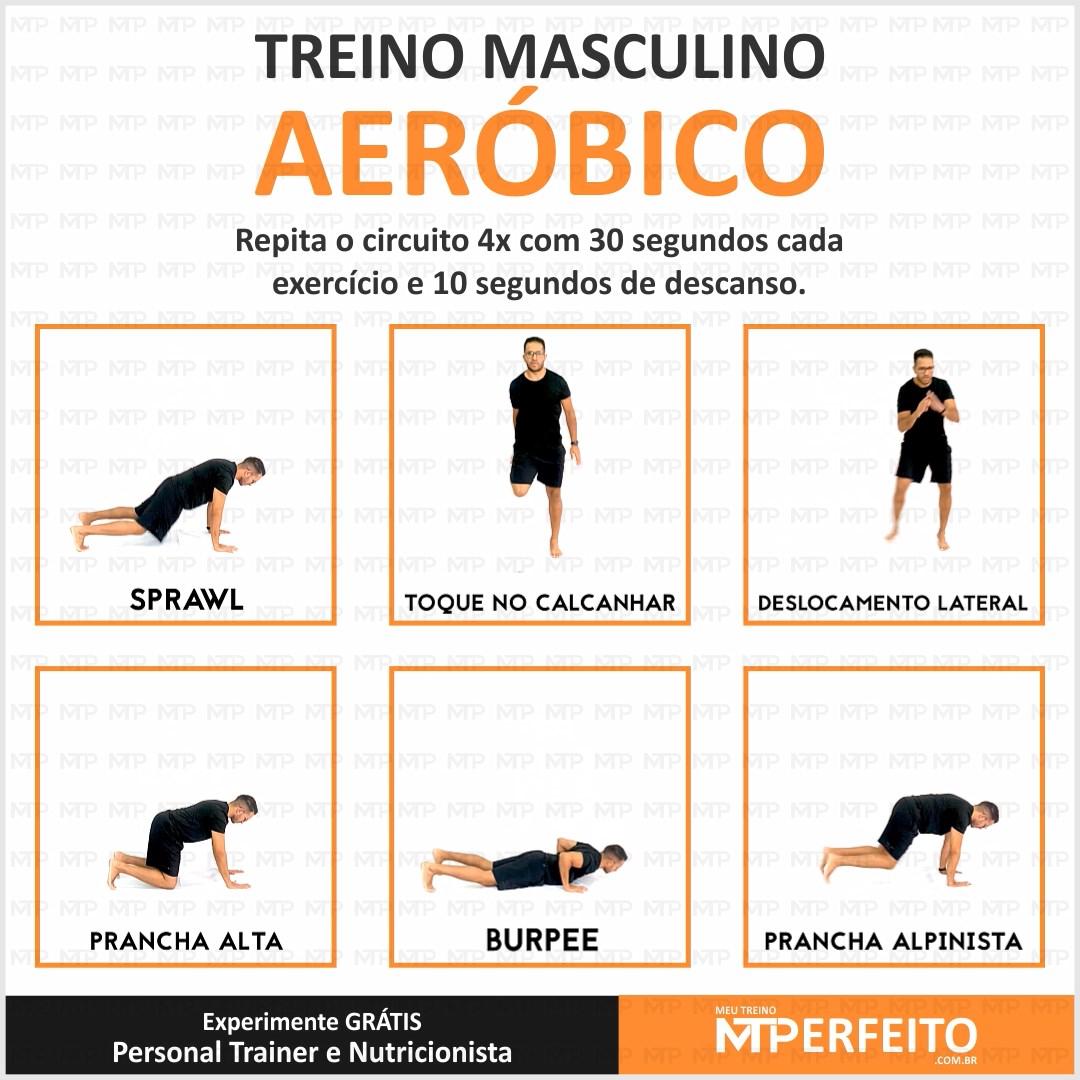 Treino Masculino de Aeróbico (cárdio) – 200806