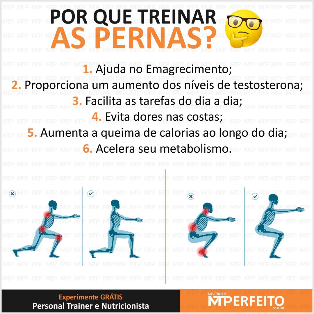 Por que treinar as pernas?