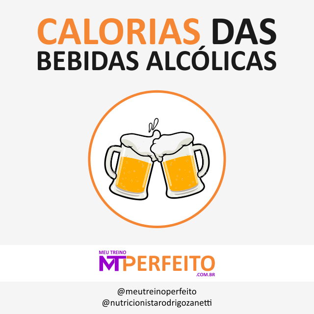 Calorias das Bebidas Alcoólicas