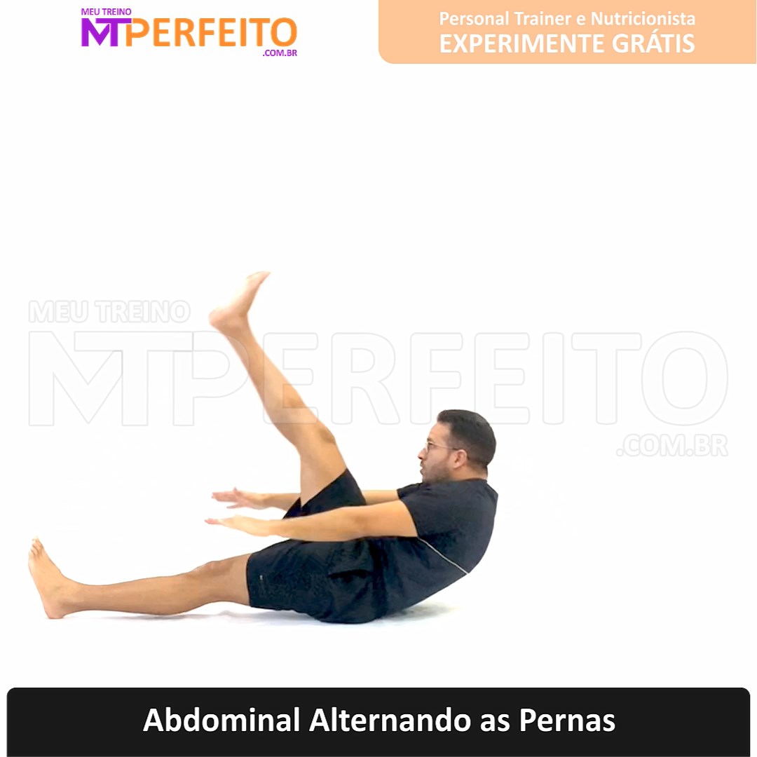 Abdominal Alternando as Pernas