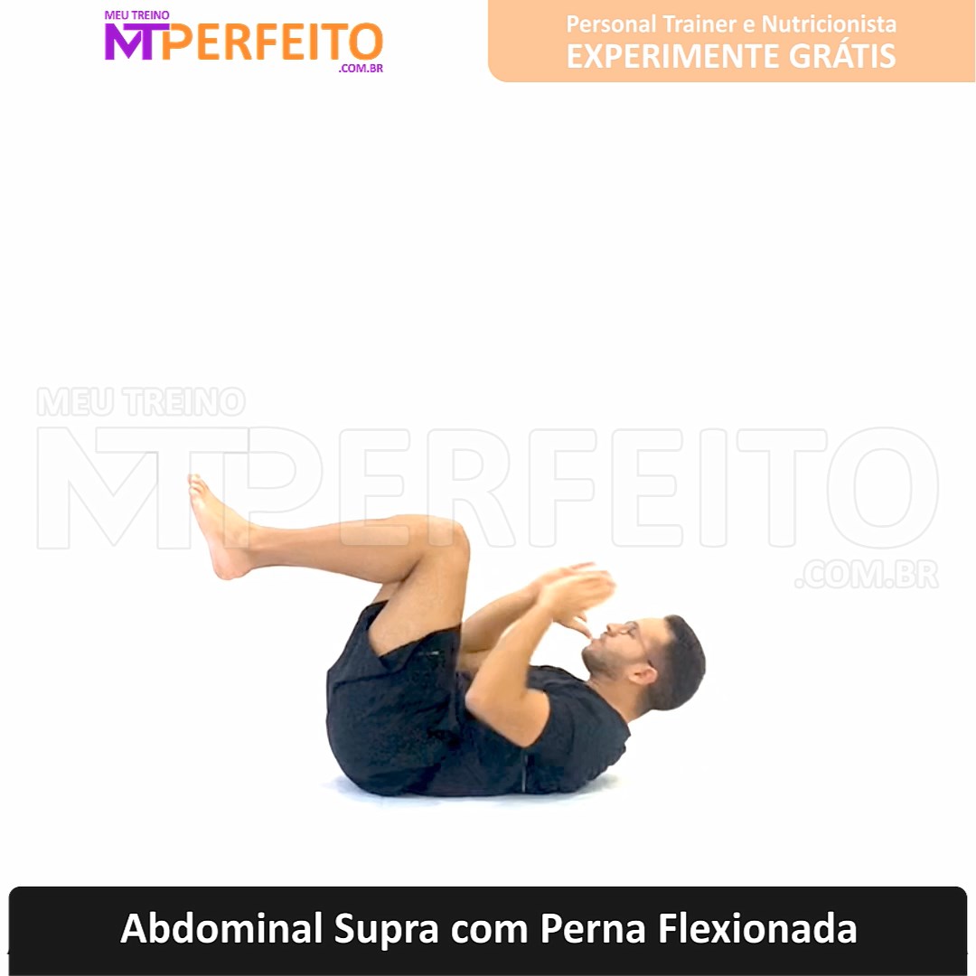 Abdominal Supra com Perna Flexionada