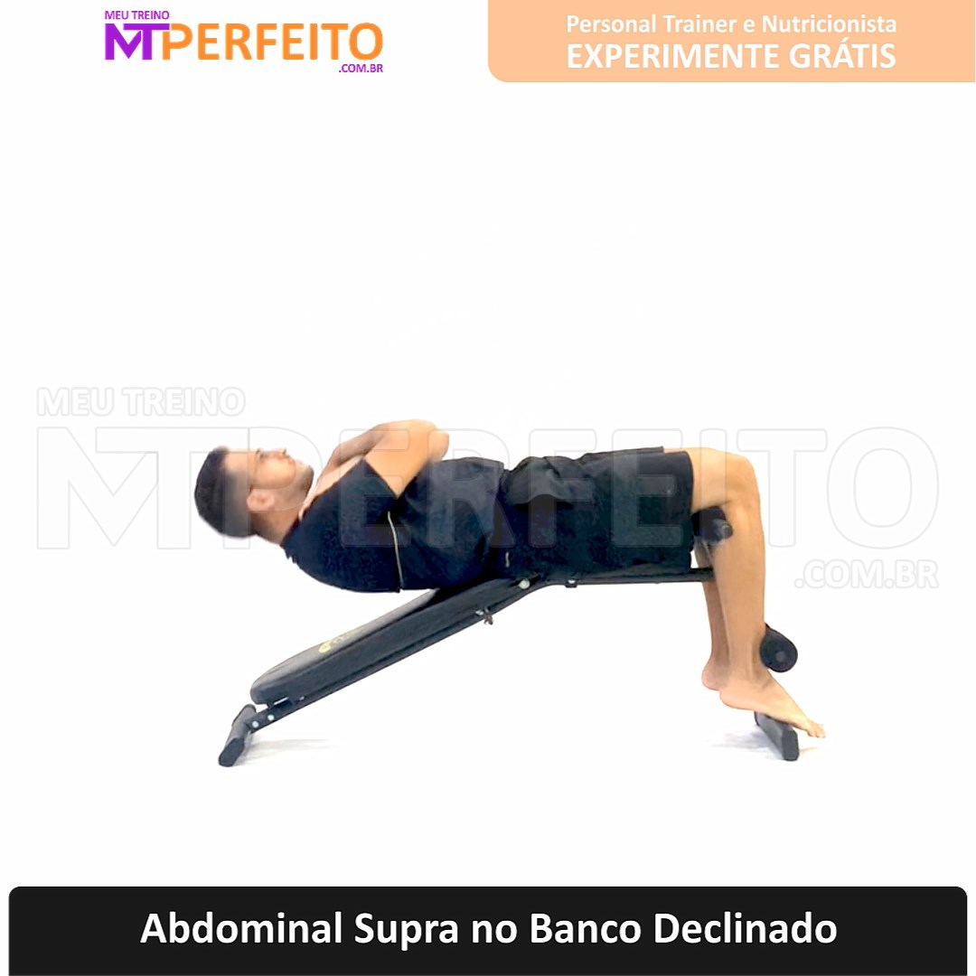 Abdominal Supra no Banco Declinado