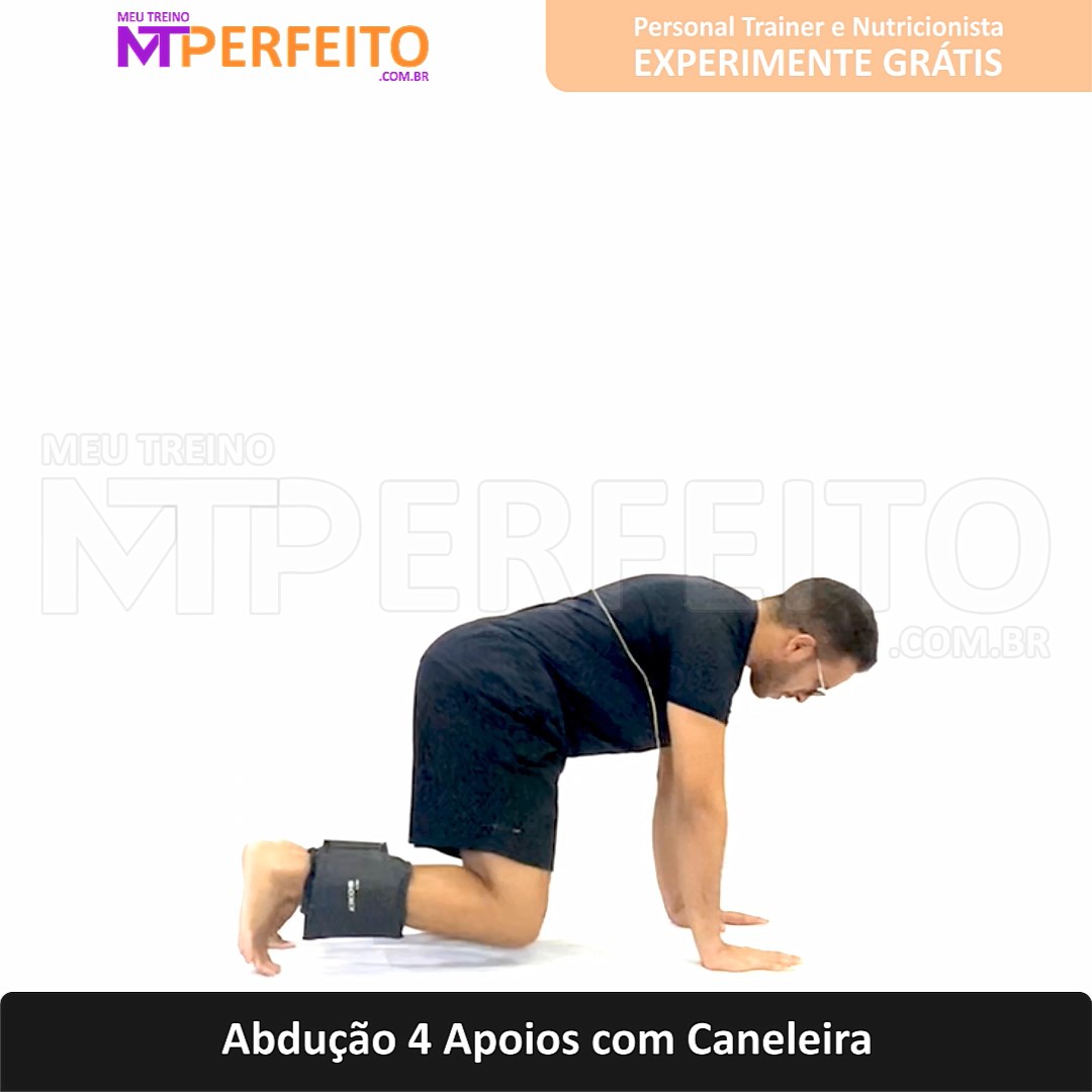 Abdução 4 Apoios com Caneleira