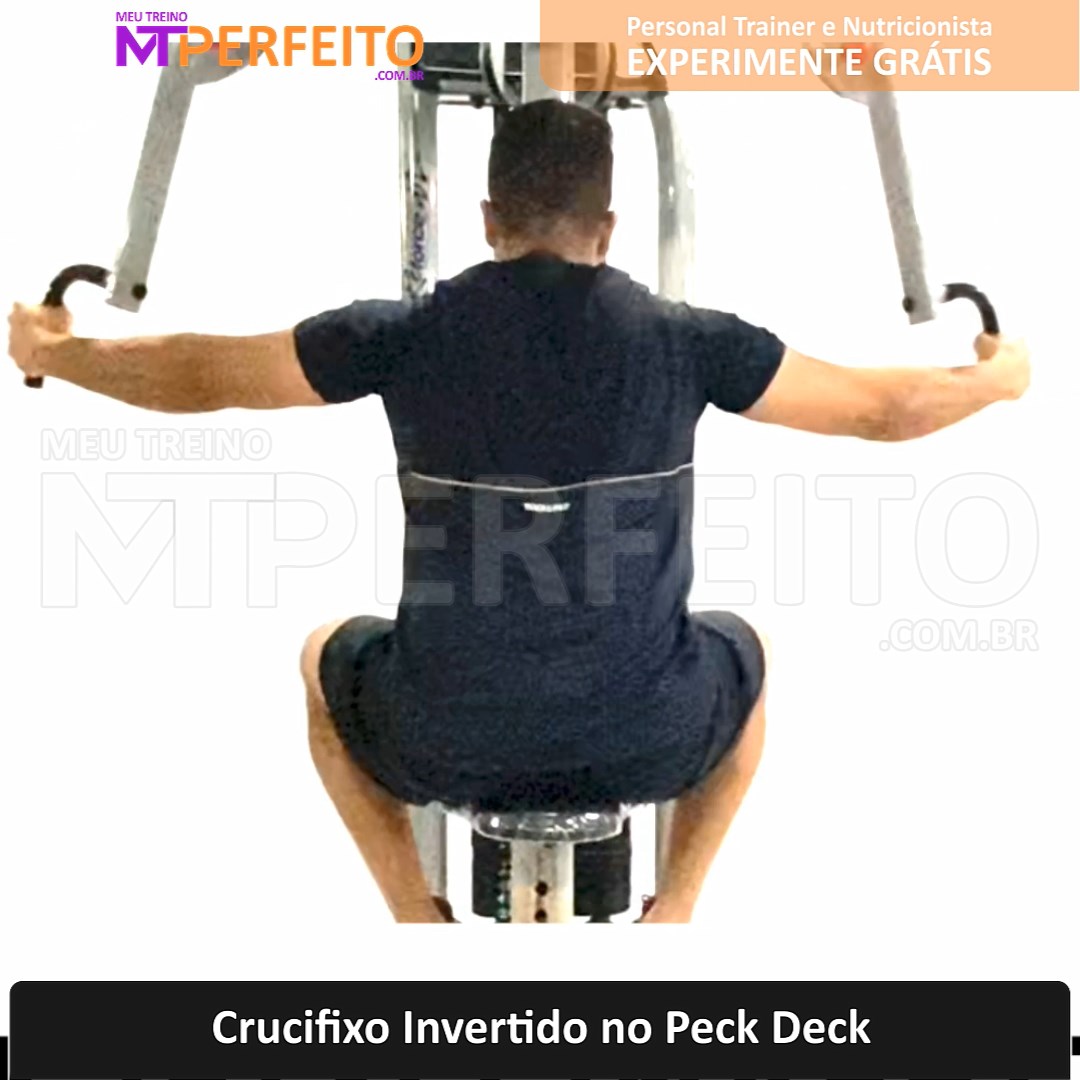 Crucifixo Invertido no Peck Deck