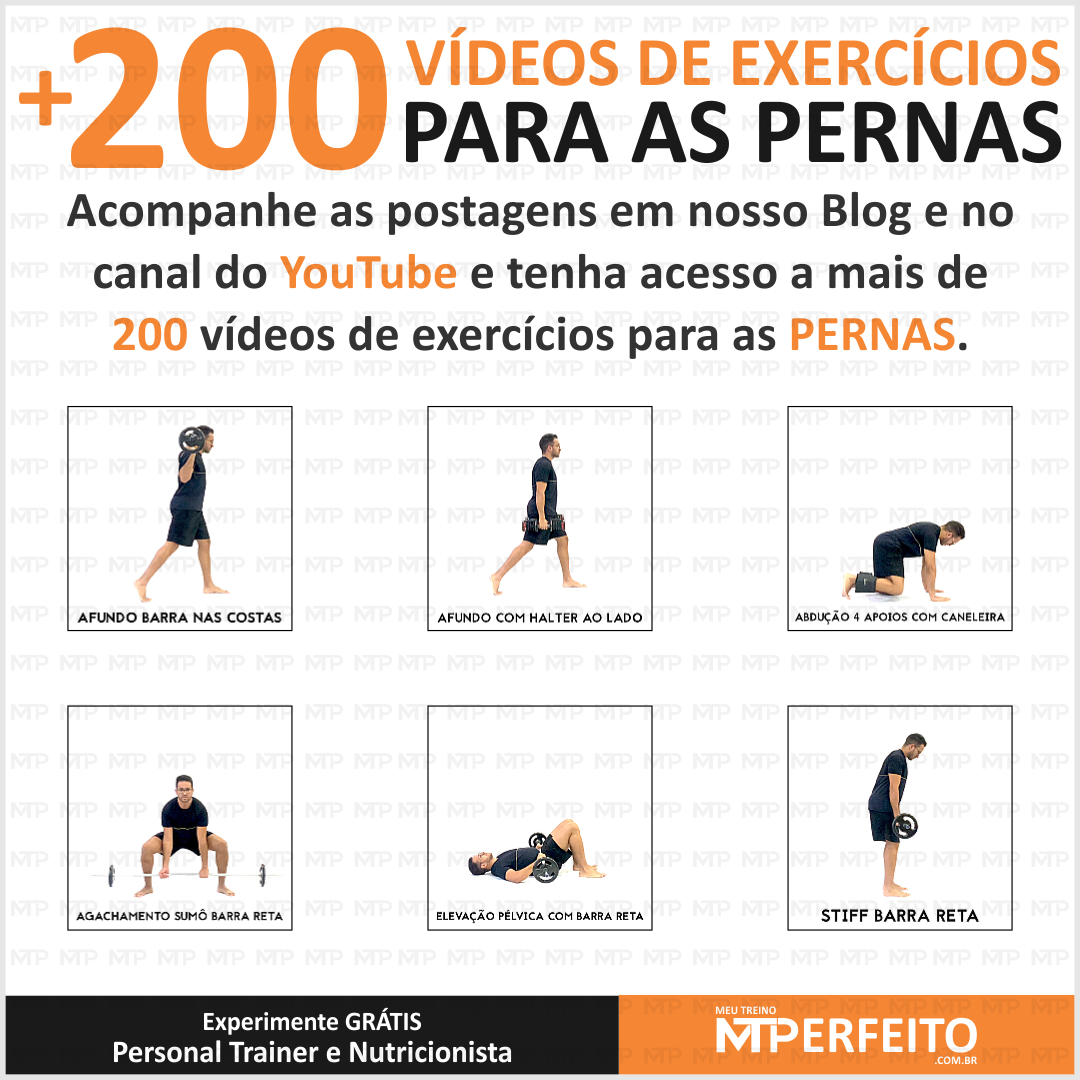 Mais de 200 Vídeos de Exercícios para as Pernas