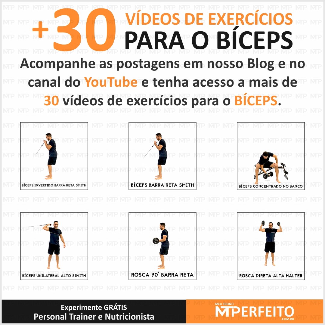 Mais de 30 Vídeos de Exercícios para o Bíceps