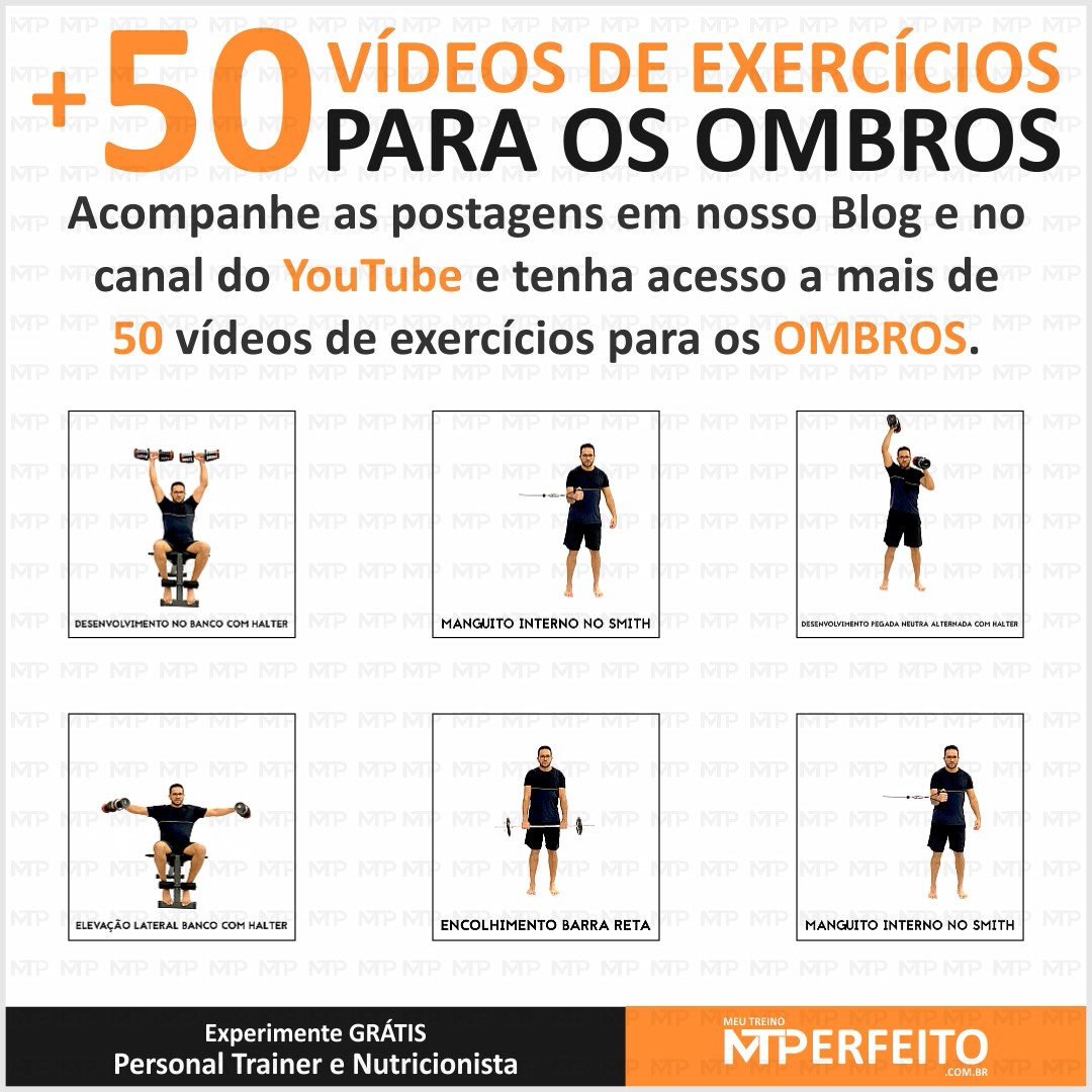 Mais de 50 Vídeos de Exercícios para os Ombros