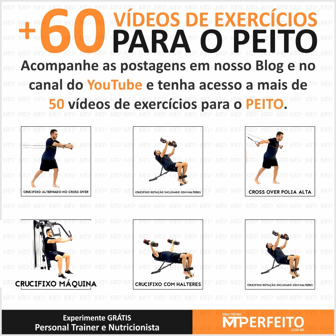 Mais de 60 Vídeos de Exercícios para o Peito