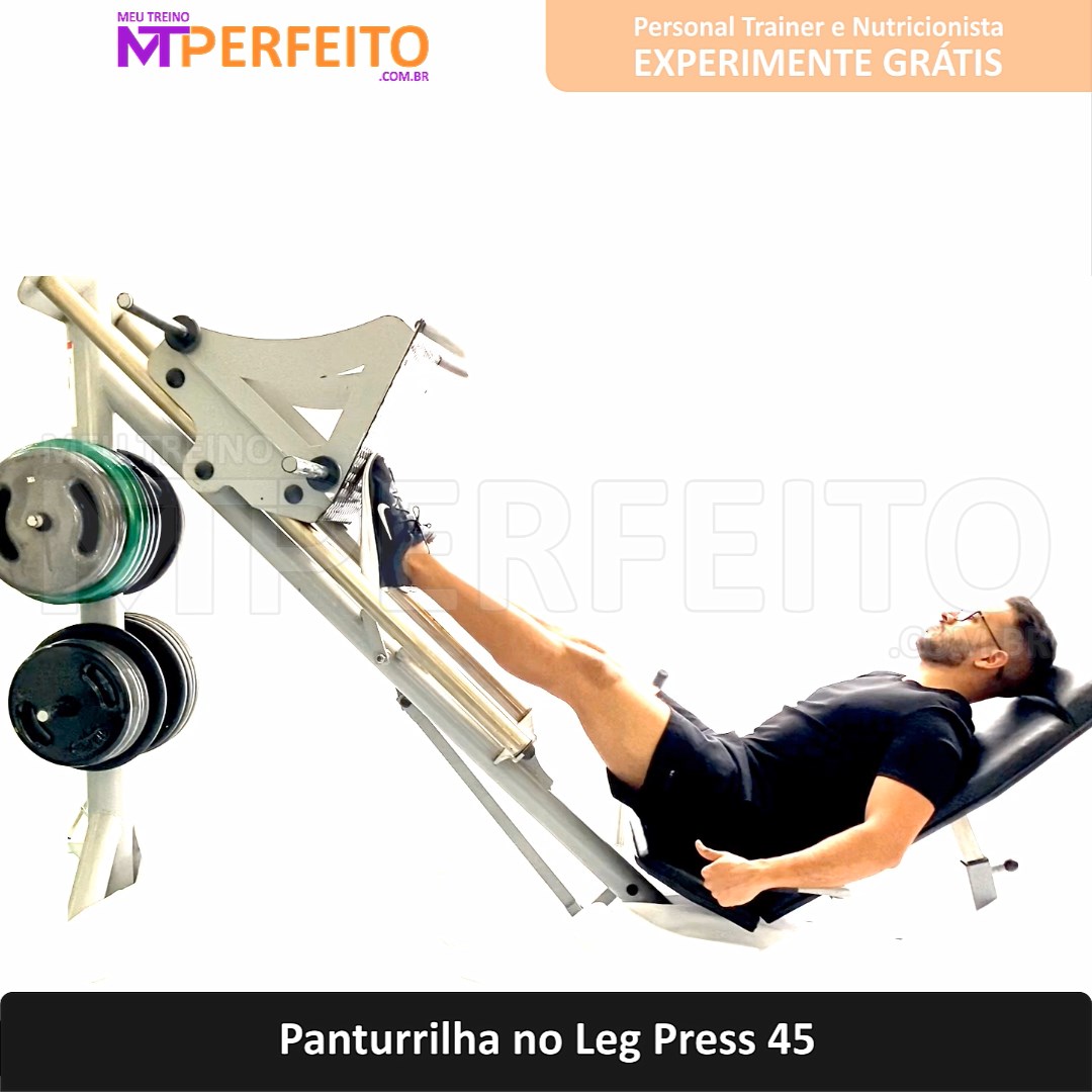 Panturrilha no Leg Press 45