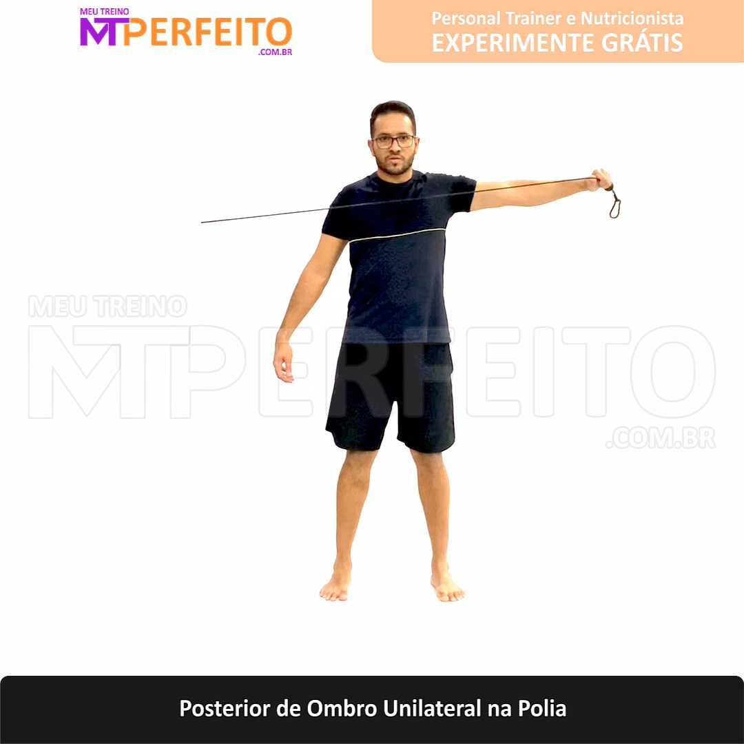 Posterior de Ombro Unilateral na Polia