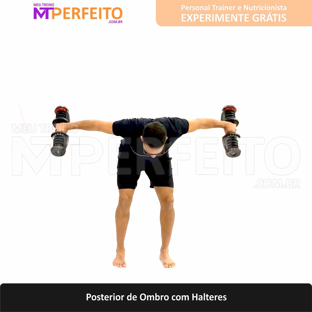 Posterior de Ombro com Halteres