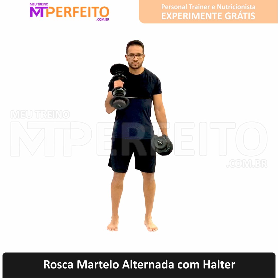 Rosca Martelo Alternada com Halter