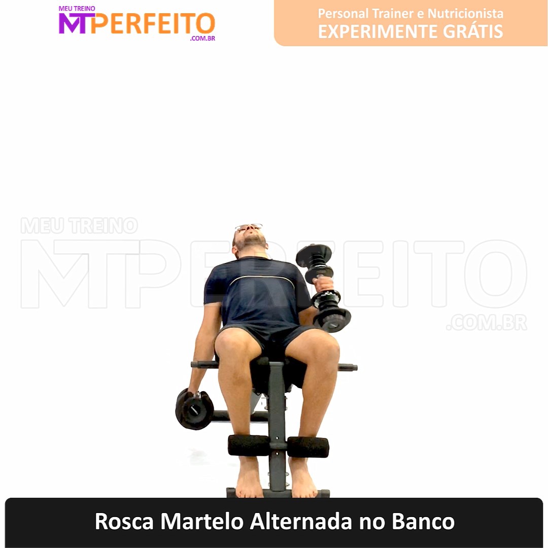 Rosca Martelo Alternada no Banco