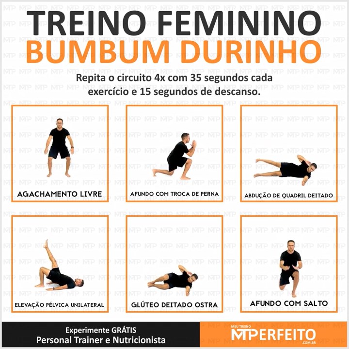 Treino Feminino Bumbum Durinho – 200805