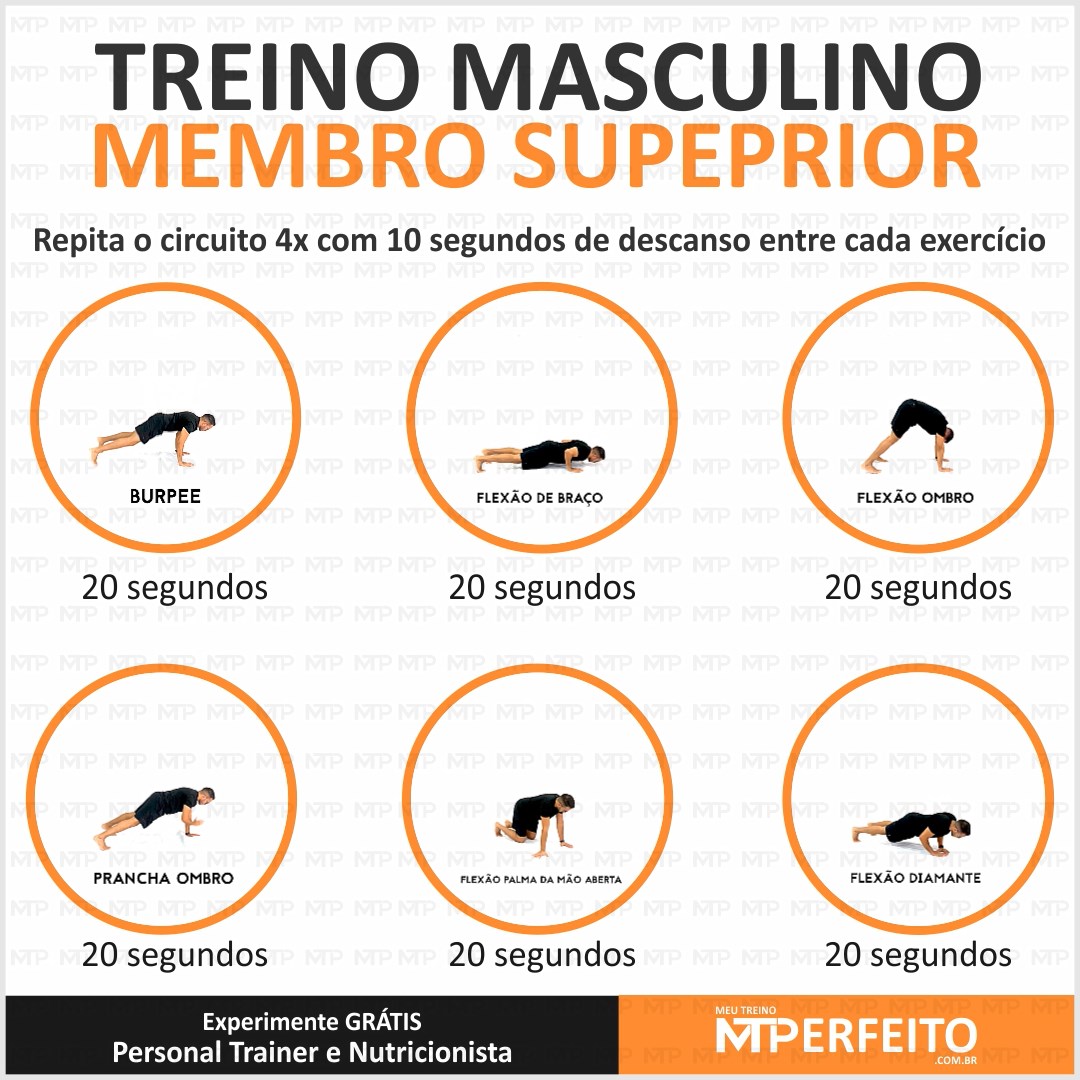 Treino Masculino Membro Superior – 200805