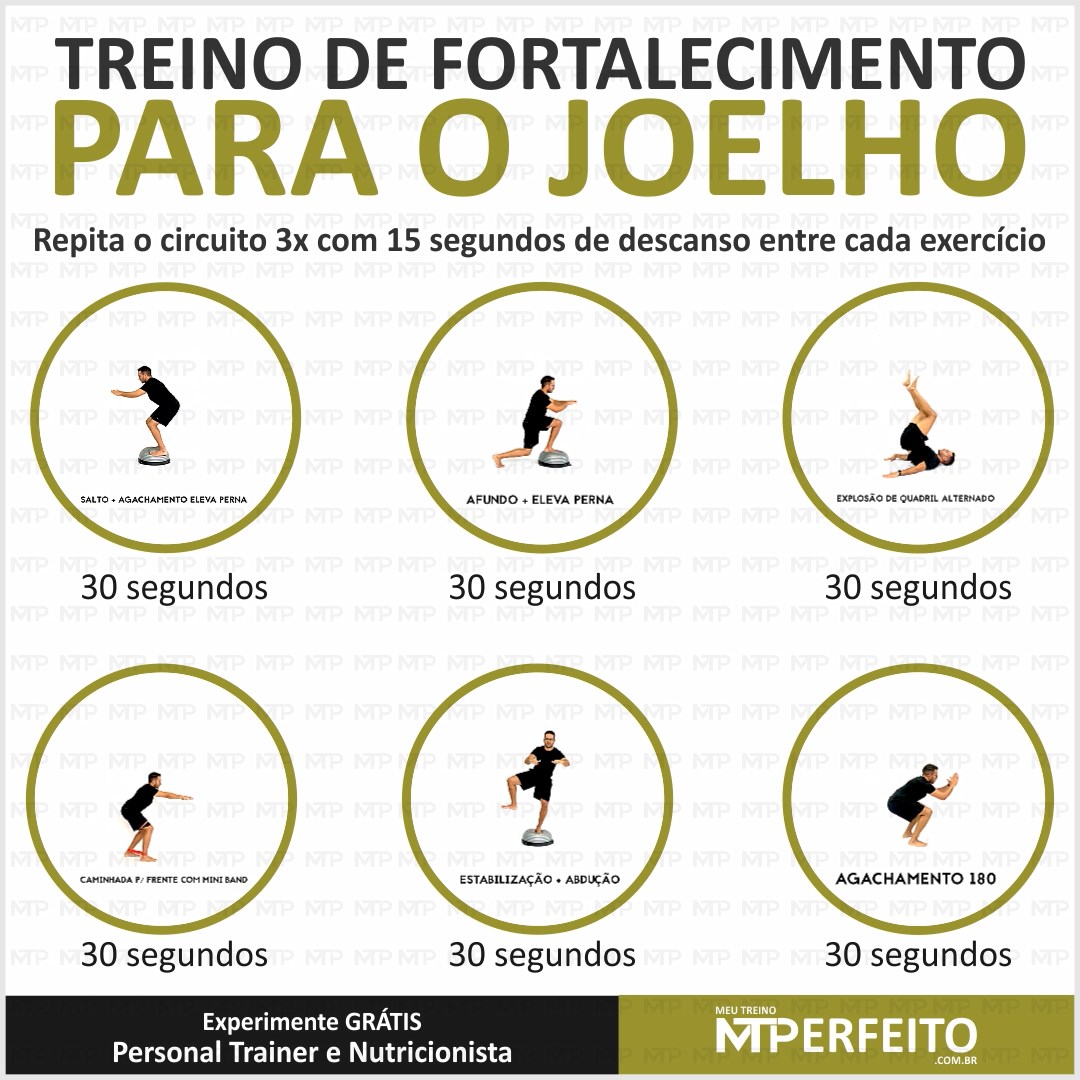 Treino de Fortalecimento para o Joelho – 02