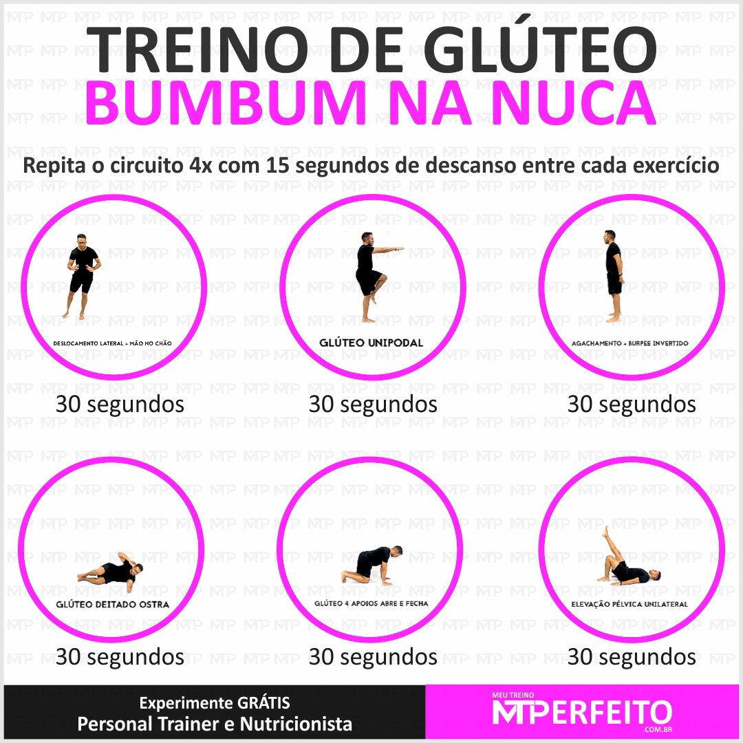 Treino de Glúteo – Bumbum na Nuca – 02