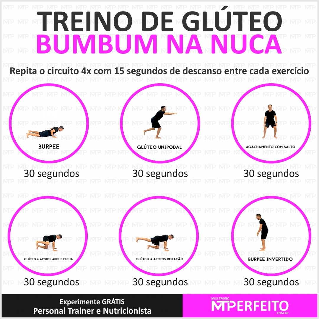 Treino de Glúteo – Bumbum na Nuca – 03