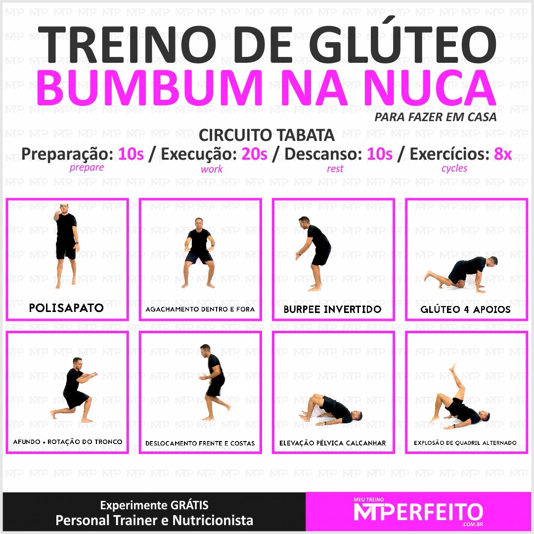 Treino de Glúteo – Bumbum na Nuca – 06