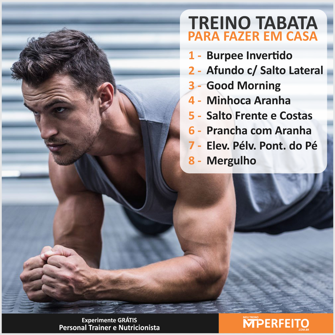 Treino Tabata para Fazer em Casa – 07