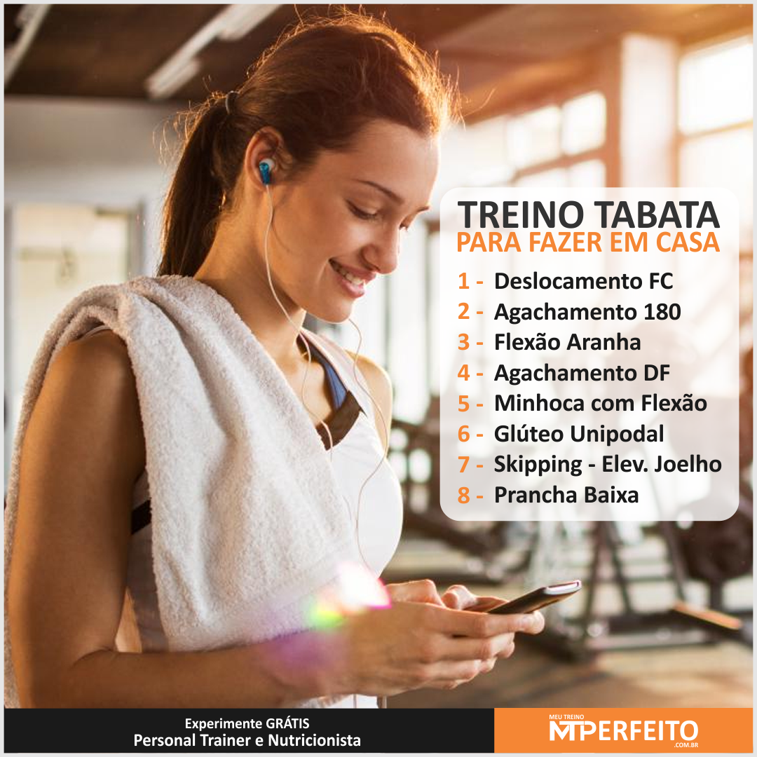 Treino Tabata para Fazer em Casa – 08