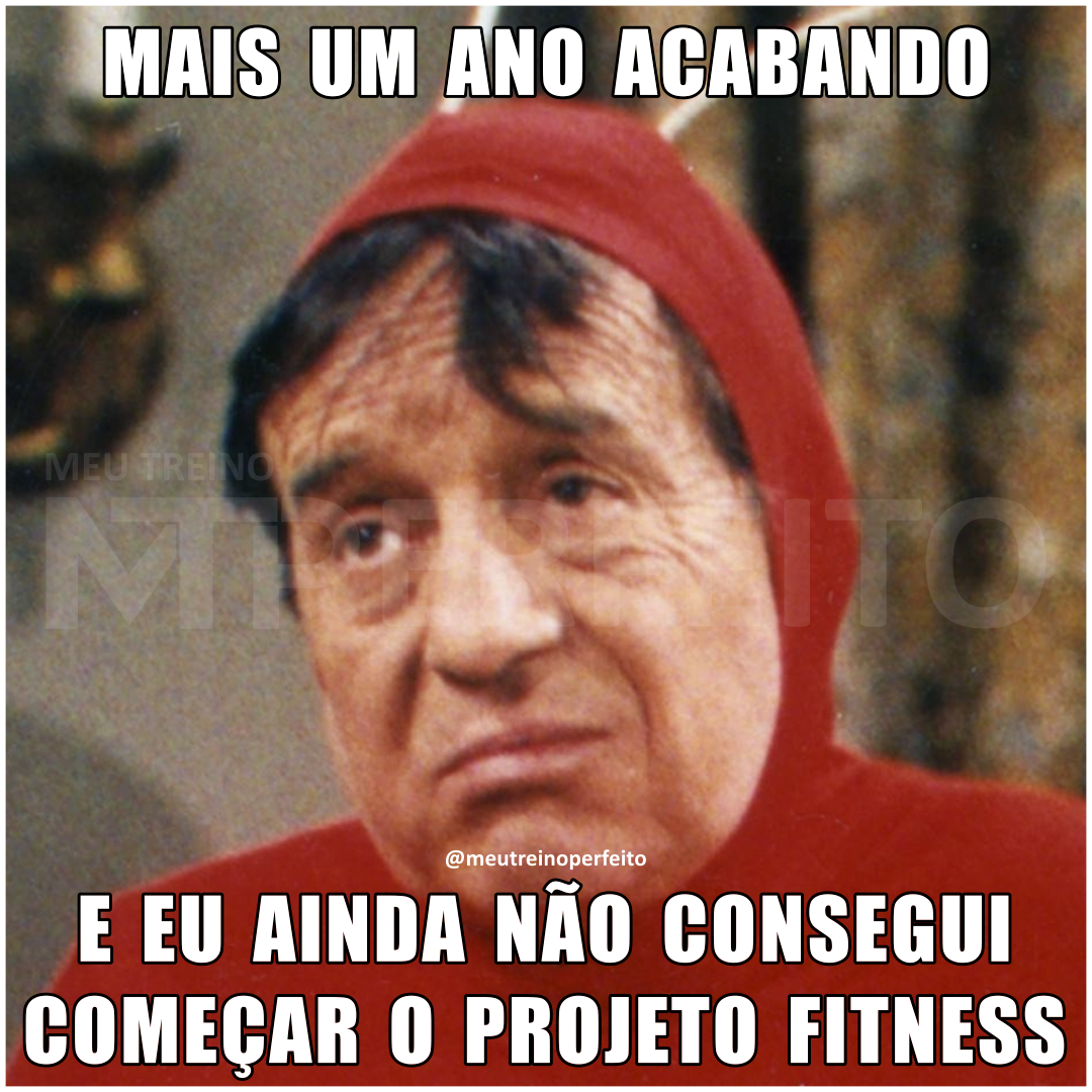 Mais um ano acabando e eu ainda não consegui começar o projeto fitness