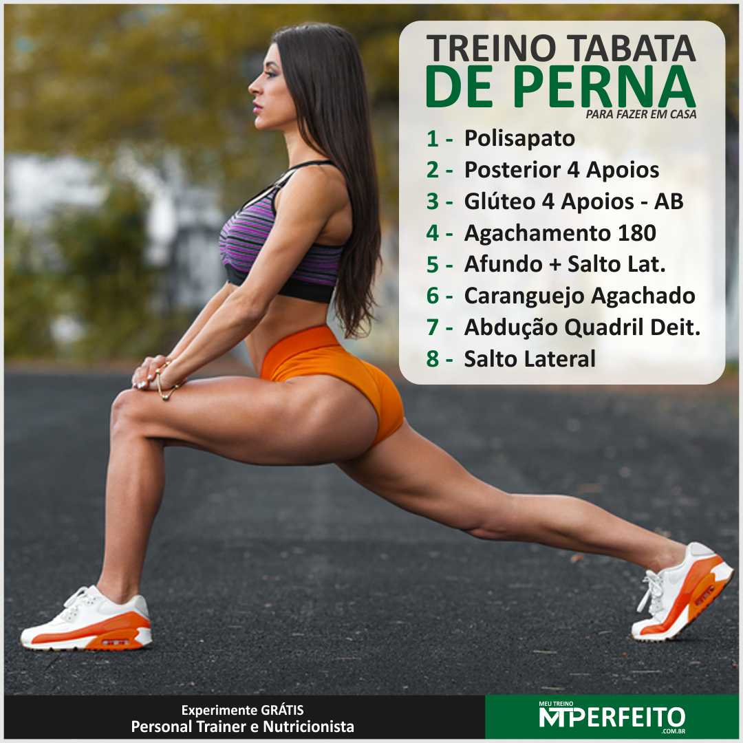 Treino Tabata de Perna para Fazer em Casa – 04