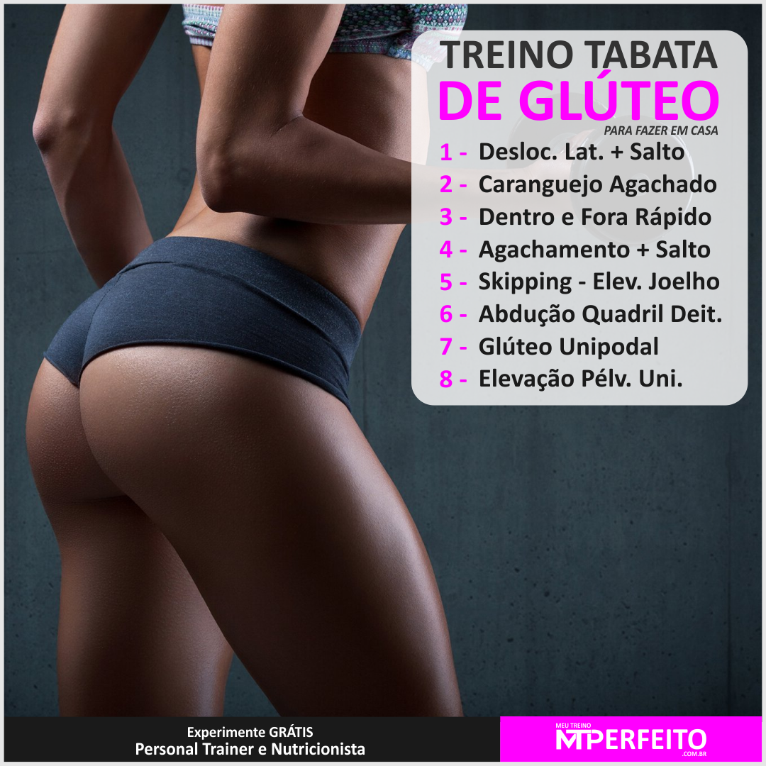 Treino Tabata de Glúteo – Bumbum na Nuca – 11