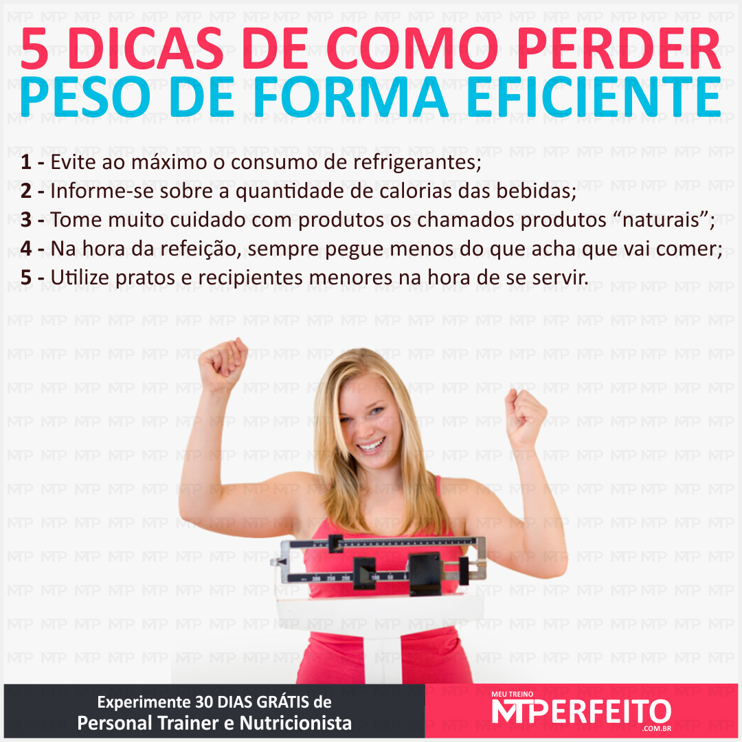 5 Dicas de Como Perder Peso de Forma Eficiente