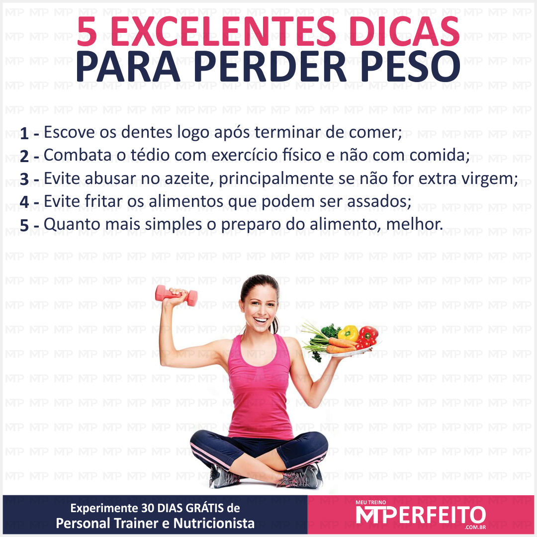 5 Excelentes Dicas Para Perder Peso