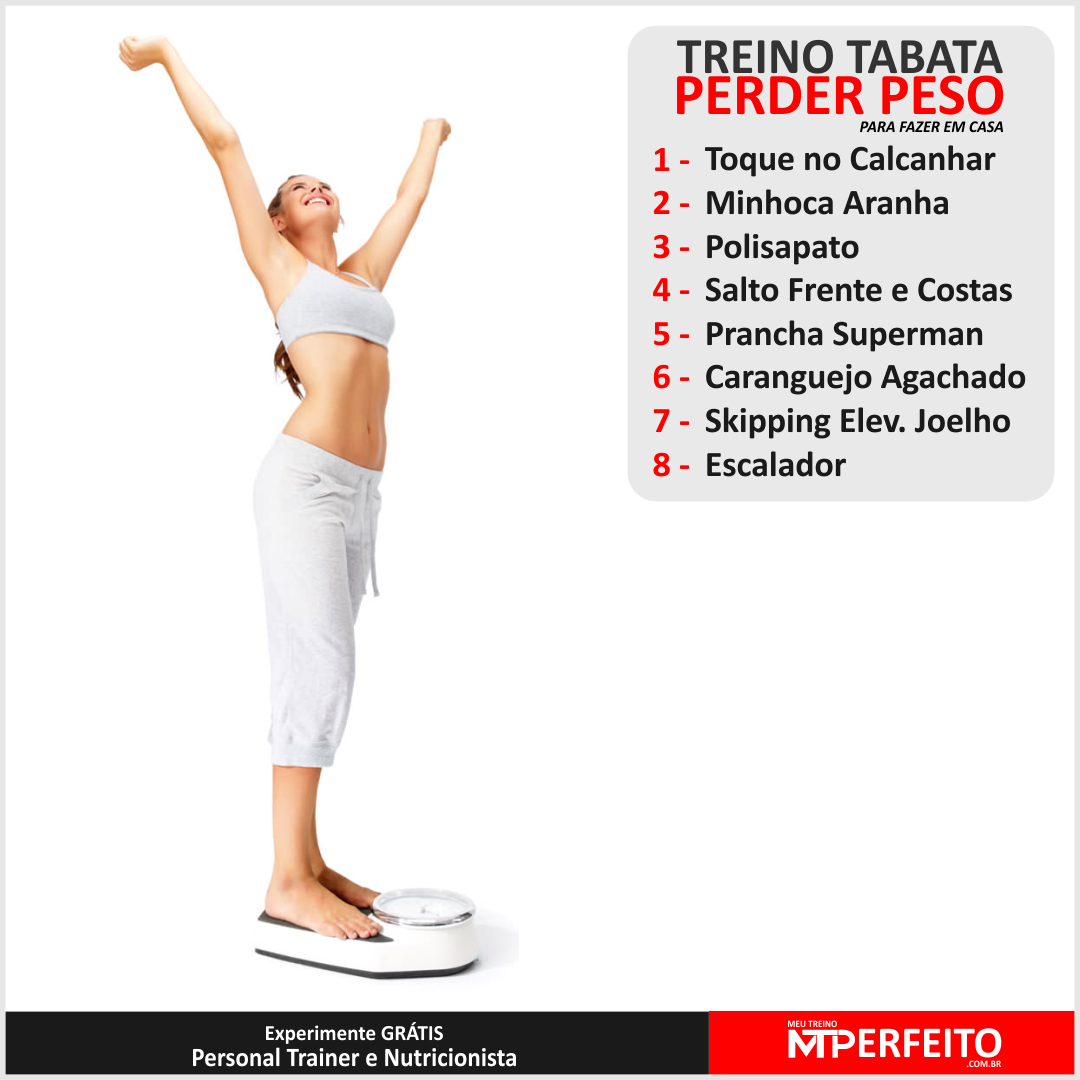 Tabata – Treino Para Perder Peso e Fazer em Casa – 04