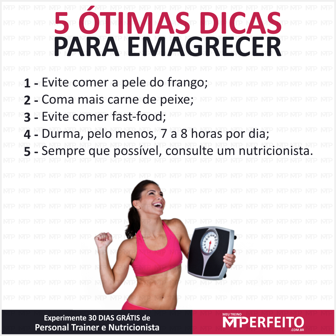 5 Ótimas Dicas Para Emagrecer