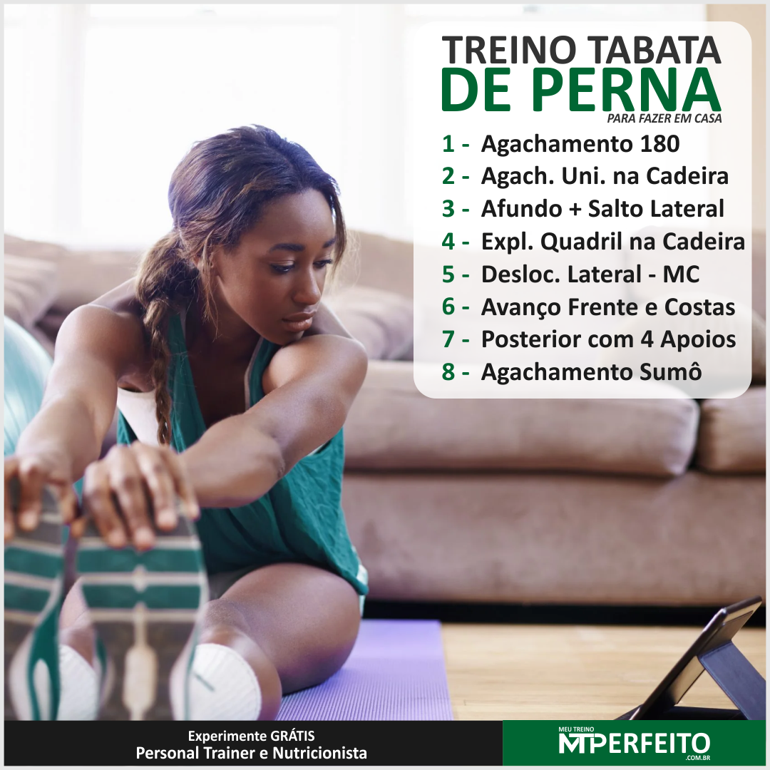 Treino Tabata de Perna para Fazer em Casa – 06