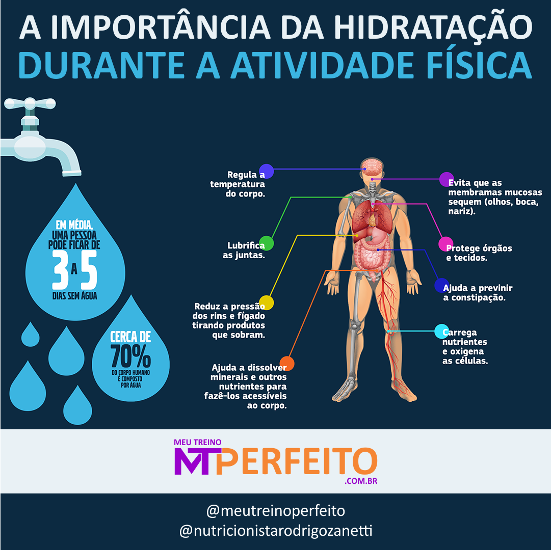 Qual a importância da hidratação durante a atividade física?