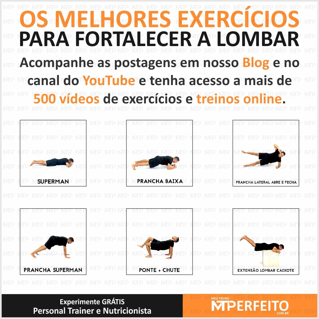 Dor Lombar: Conheça os melhores exercícios para fortalecer a lombar