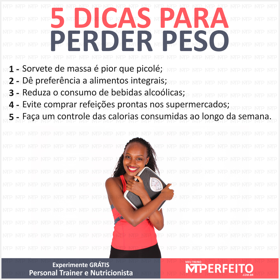 5 Dicas Para Perder Peso