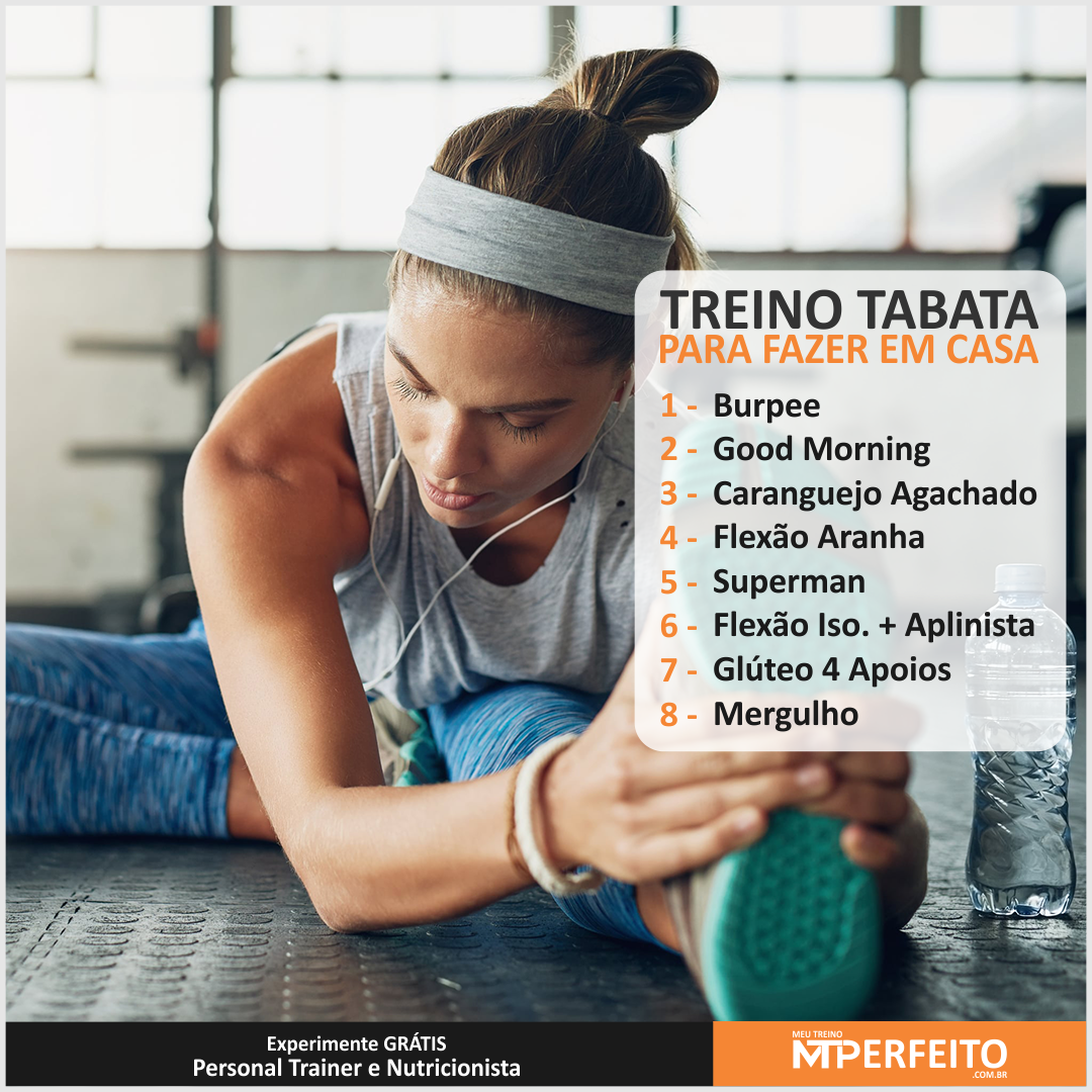 Tabata – Treino para Fazer em Casa – 09