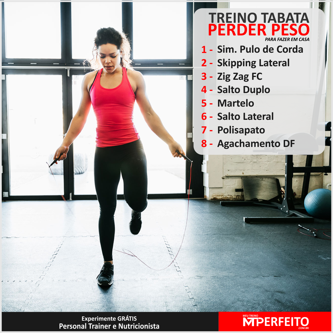 Tabata – Treino Para Perder Peso e Fazer em Casa – 06