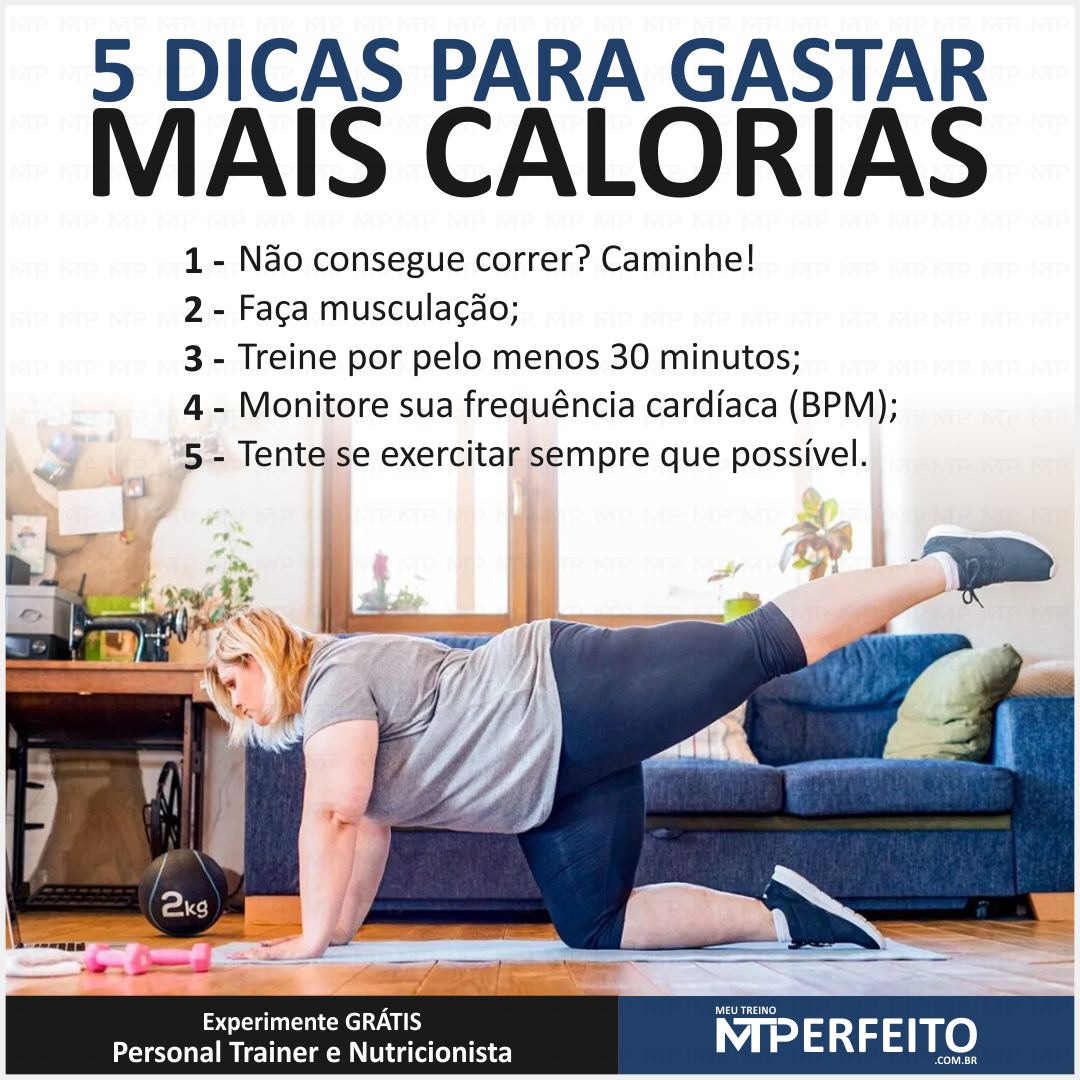 5 Dicas para Aumentar seu Gasto Calórico