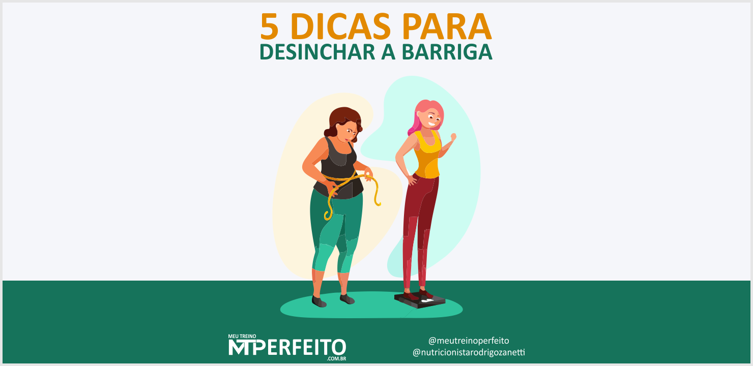 5 Dicas para Desinchar a Barriga